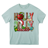 Arona holly jolly teacher Heavy Core Tee - NancyCooperArtShop