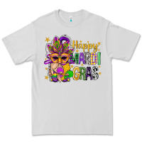 Dove Grey Happy Mardi Gras With Gnome Premium Tee - BundleAndBundleShop