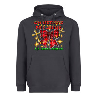 Smoke festive christmas message with crosses Heavyweight Hoodie - CowhideDigitalArt