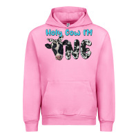 Fuchsia Pink holy cow i'm one Urban Hoodie - BarkalooDesign