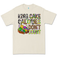 Bone King Cake Calories Don't Count Mardi Gras Premium Tee - BundleAndBundleShop