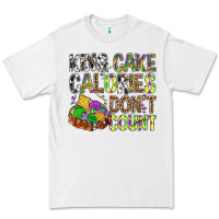 White King Cake Calories Don't Count Mardi Gras Premium Tee - BundleAndBundleShop