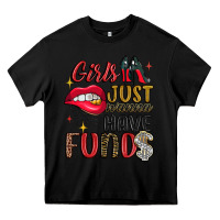 Black girls just wanna have funds Heavy Core Tee - JahusDesignShop