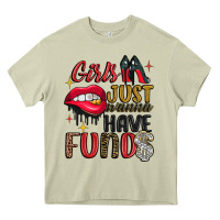 Mossy girls just wanna have funds Heavy Core Tee - JahusDesignShop
