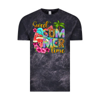 Cloud Black sweet summer time Vintage Tee - NancyCooperArtShop