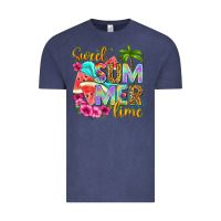 Vintage Denim sweet summer time Vintage Tee - NancyCooperArtShop