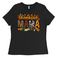 Black thankful mama bbs Ladies Tee - BundleAndBundleShop