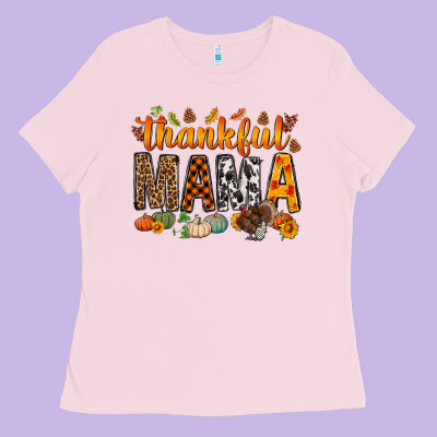 Thankful Mama Bbs Ladies Tee Designed By Bundleandbundleshop