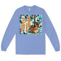 Colony Blue fueled by coffee and country music Long Sleeve Tee - TumblerDesignByShophia