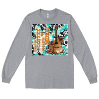 Heather Grey fueled by coffee and country music Long Sleeve Tee - TumblerDesignByShophia