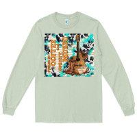 Matcha fueled by coffee and country music Long Sleeve Tee - TumblerDesignByShophia