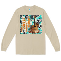 Mushroom fueled by coffee and country music Long Sleeve Tee - TumblerDesignByShophia