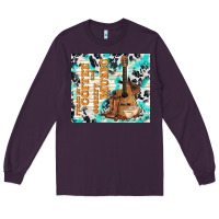 Plum fueled by coffee and country music Long Sleeve Tee - TumblerDesignByShophia