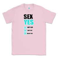 Bubblegum Pink SEX YES HOT SEX SAFE SEX GREAT SEX Classic Tee - Bettercallsaul