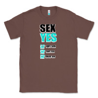 Chestnut SEX YES HOT SEX SAFE SEX GREAT SEX Classic Tee - Bettercallsaul