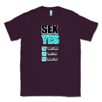 Plum SEX YES HOT SEX SAFE SEX GREAT SEX Classic Tee - Bettercallsaul