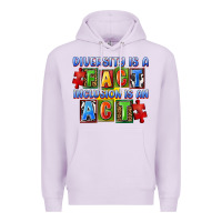 Lilac diversity is a fact indesion is an act Premium Hoodie - FaDigitalArtStudio