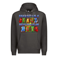 Smoke diversity is a fact indesion is an act Premium Hoodie - FaDigitalArtStudio