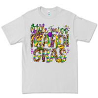 Dove Grey Little miss Mardi Gras Premium Tee - BundleAndBundleShop