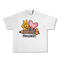 Lunar Rock peace love preschool Urban Heavy Tee - JahusDesignShop