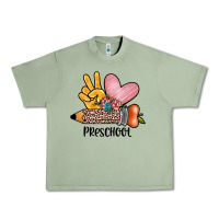 Oil Green peace love preschool Urban Heavy Tee - JahusDesignShop
