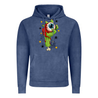 Vintage Denim Zombie Hand with Eyeball Vintage Hoodie - texasbilliewilder