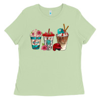 Matcha western baseball coffee cups bbs Ladies Tee - BundleAndBundleShop