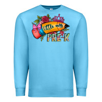 Ocean Blue little miss prek Premium Sweatshirt - CowhideDigitalArt