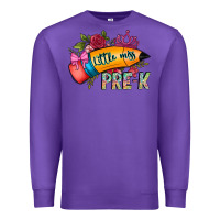 Purple little miss prek Premium Sweatshirt - CowhideDigitalArt