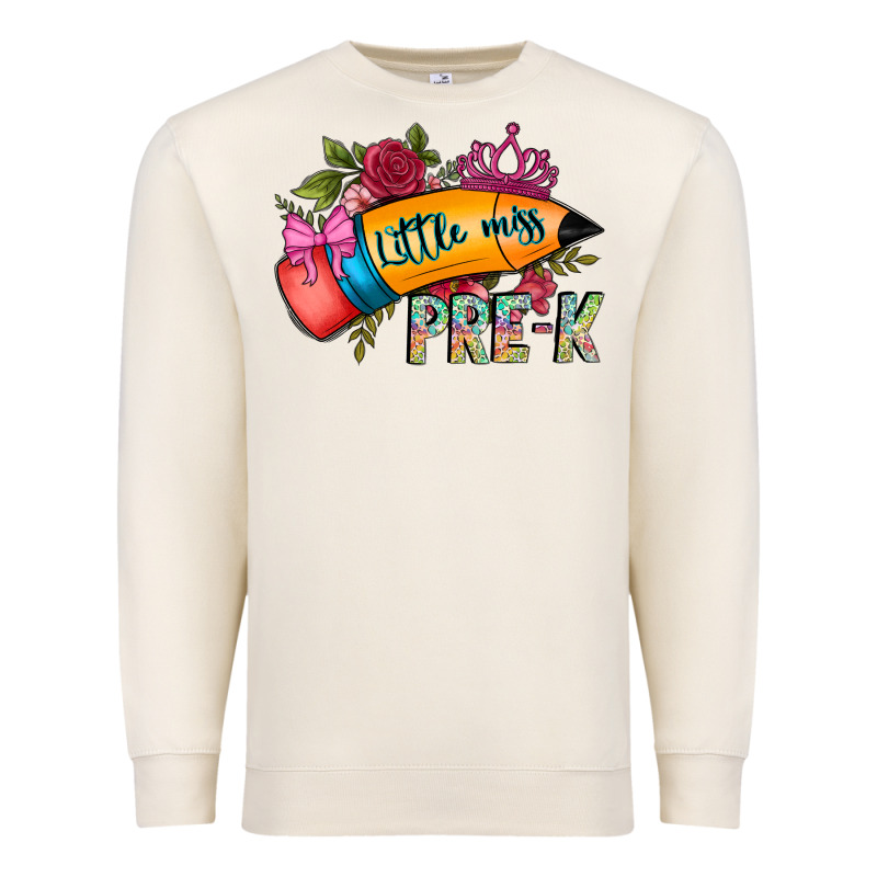Little Miss Prek Premium Sweatshirt by CowhideDigitalArt | Teevron
