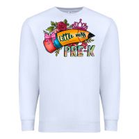 White little miss prek Premium Sweatshirt - CowhideDigitalArt