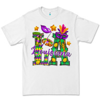 White Louisiana Premium Tee - BundleAndBundleShop