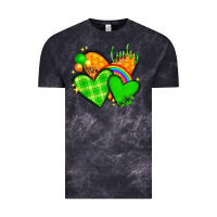Cloud Black st patricks day hearts png Vintage Tee - NancyCooperArtShop