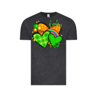 St Patricks Day Hearts Png Vintage Tee | Teevron