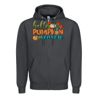 Smoke hello pumpkin season Zipper Hoodie - BundleAndBundleShop