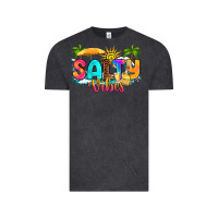 Vintage Black salty vibes Vintage Tee - RanaPortraitStore