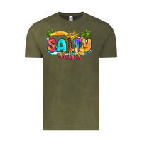 Vintage Olive salty vibes Vintage Tee - RanaPortraitStore