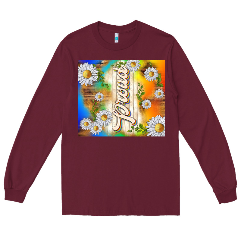 Proud With Daisies Long Sleeve Tee by TumblerDesignByShophia | Teevron