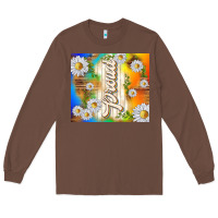 Chestnut proud with daisies Long Sleeve Tee - TumblerDesignByShophia