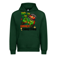 Forest Green ho ho ho gamer Christmas Urban Hoodie - BarkalooDesign