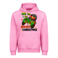 Fuchsia Pink ho ho ho gamer Christmas Urban Hoodie - BarkalooDesign