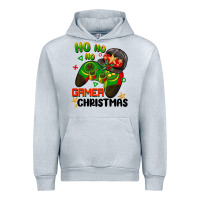 Heather Grey ho ho ho gamer Christmas Urban Hoodie - BarkalooDesign