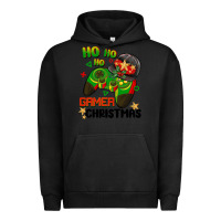 Pigment Black ho ho ho gamer Christmas Urban Hoodie - BarkalooDesign