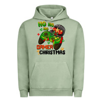 Pigment Oil Green ho ho ho gamer Christmas Urban Hoodie - BarkalooDesign
