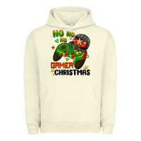 Pigment Pistachio ho ho ho gamer Christmas Urban Hoodie - BarkalooDesign