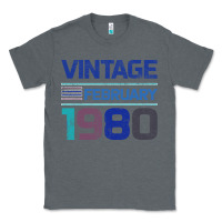 Charcoal Heather Vintage February 1980 Classic Tee - Bettercallsaul