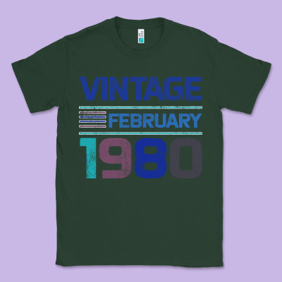 Vintage February 1980 Classic Tee Designed By Bettercallsaul