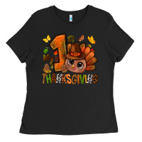 Black my first thanksgiving with turkey bbs Ladies Tee - BundleAndBundleShop