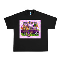 Black Mardi Gras with gnomes Urban Heavy Tee - NancyCooperArtShop