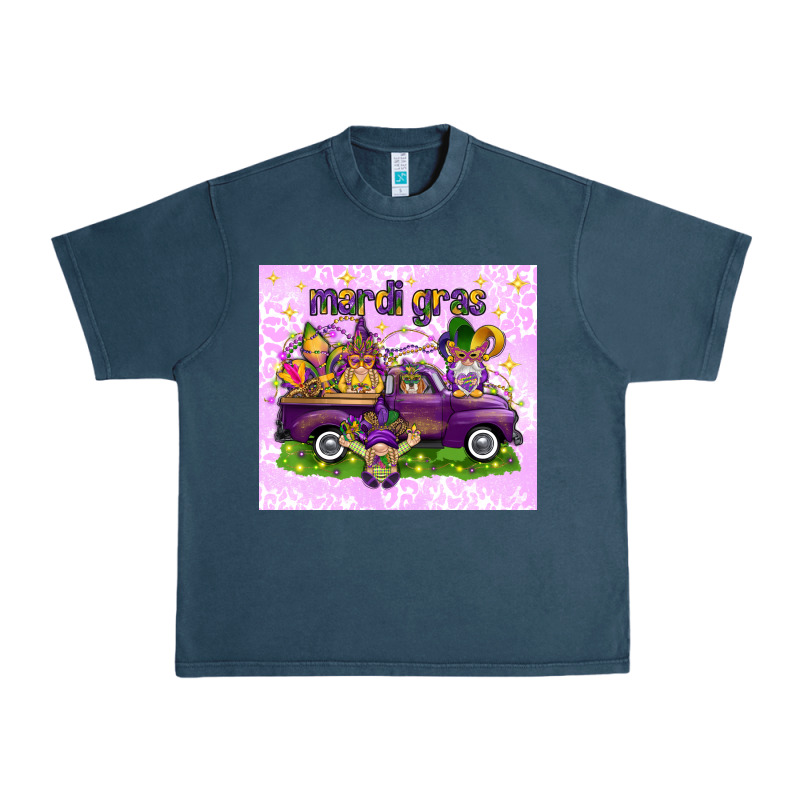 Mardi Gras With Gnomes Urban Heavy Tee by NancyCooperArtShop | Teevron